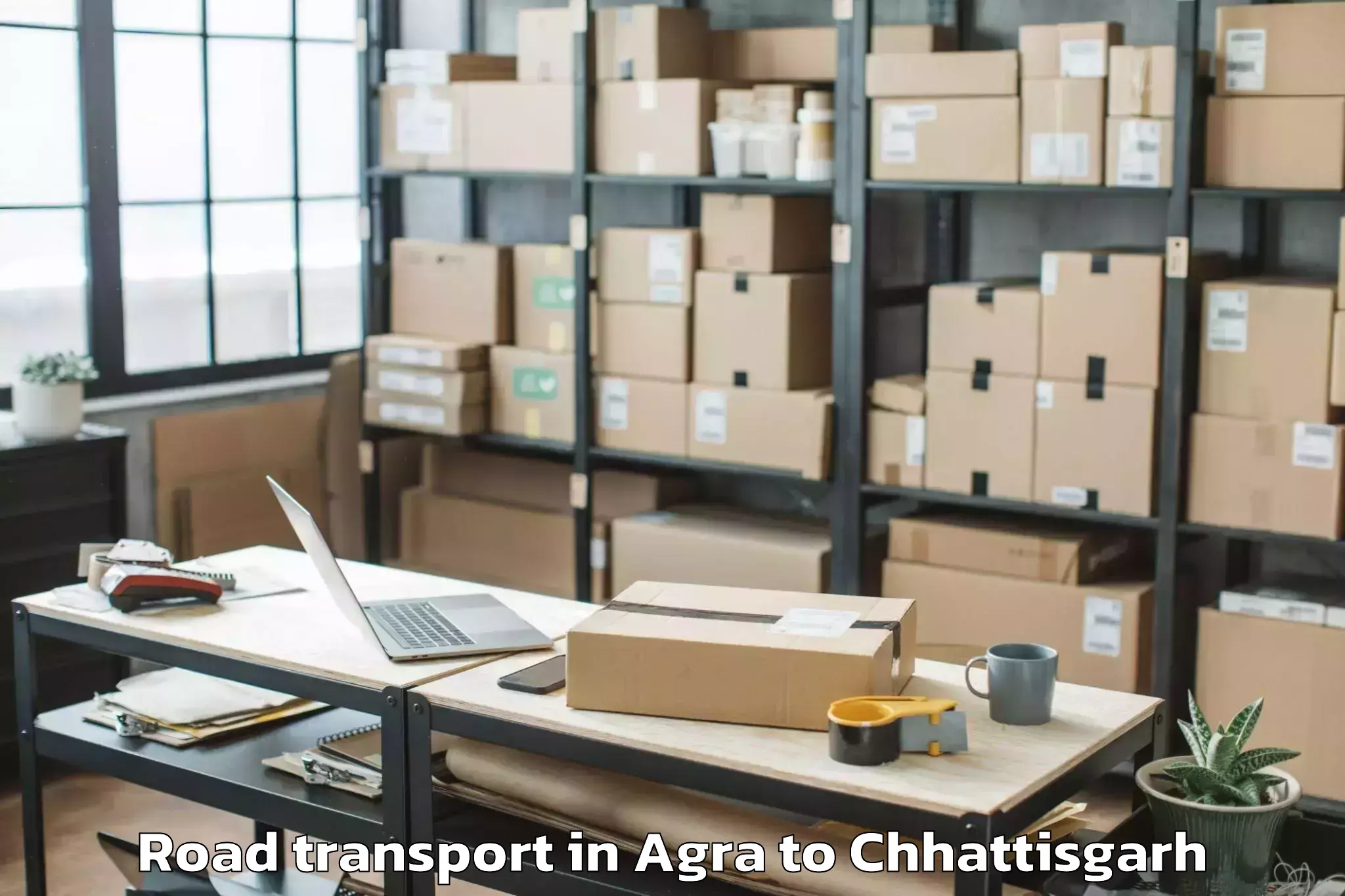 Expert Agra to Pithora Road Transport